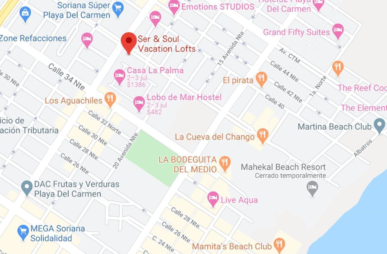 Ser & Soul Vacation Lofts Appartamento Playa del Carmen Esterno foto